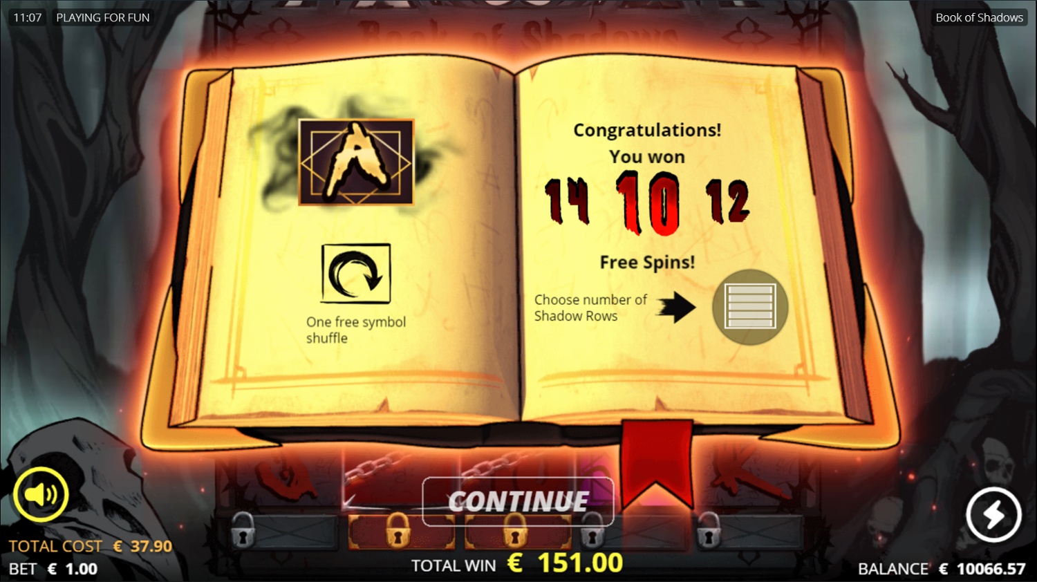 слот Book of Shadows