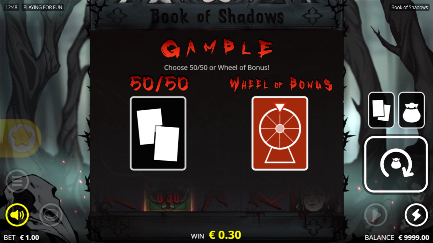 Book of Shadows на деньги