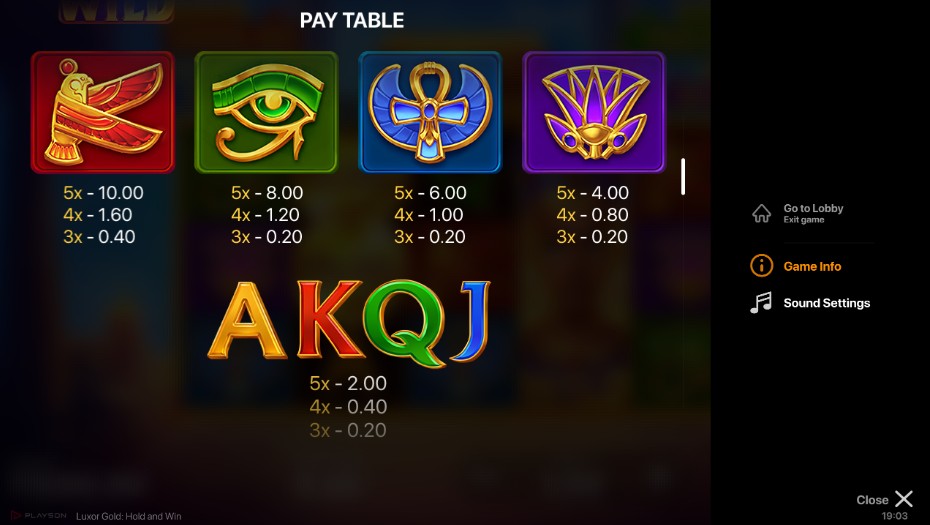 Luxor Gold слот