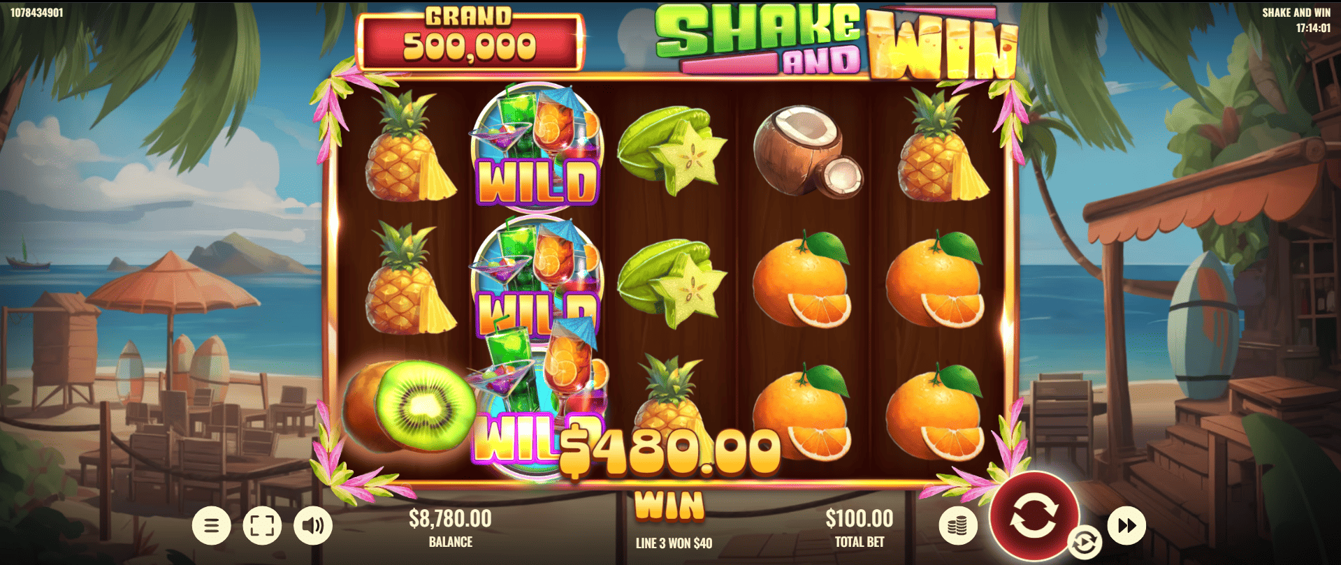 играть Shake and Win